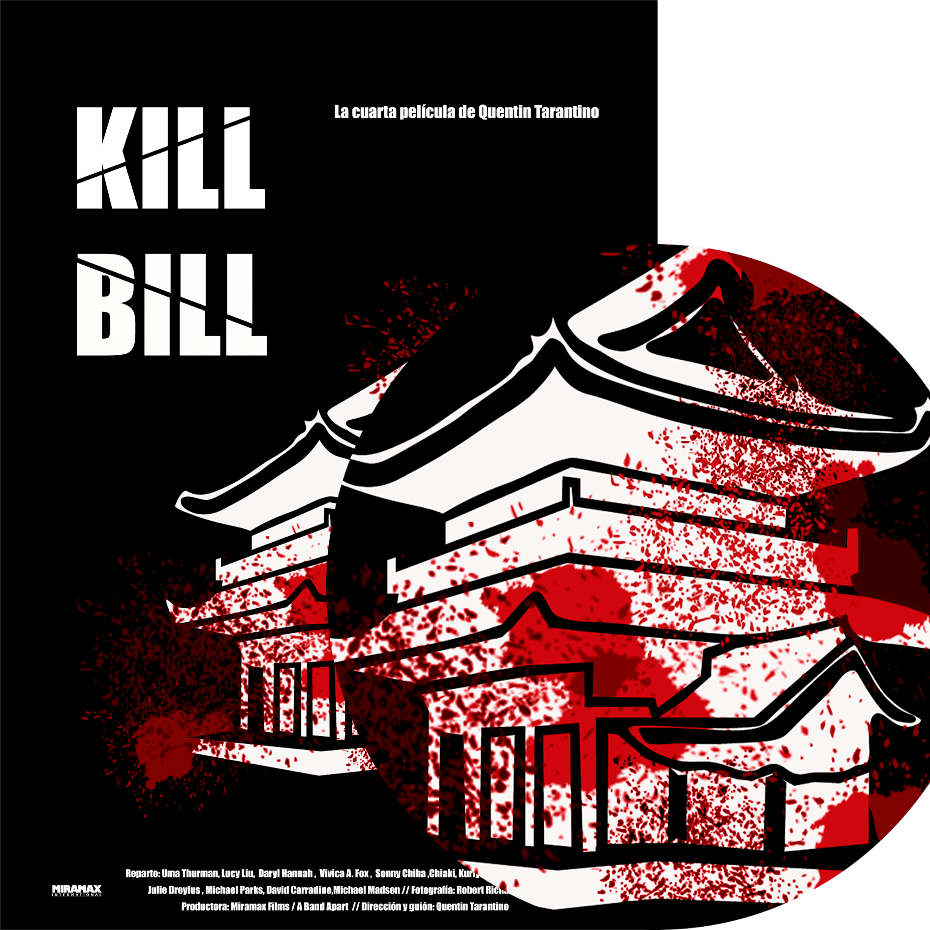 cartel de cine gran formato Kill Bill
