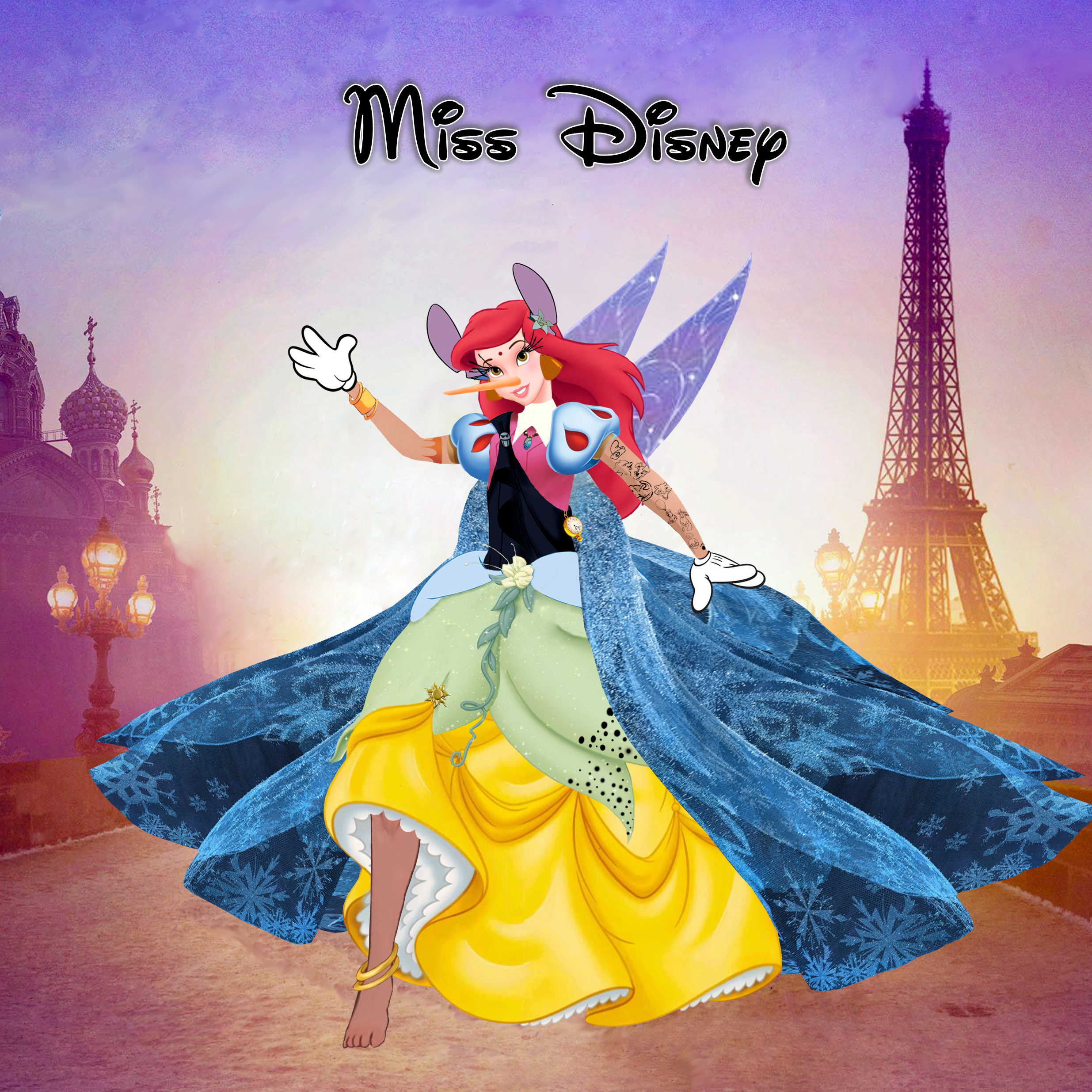 fotomontaje princesas Disney